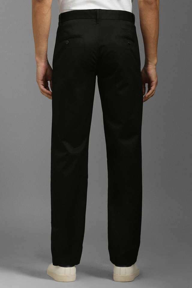 Solid-Cotton-Tapered-Fit-Men-s-Casual-Wear-Trousers