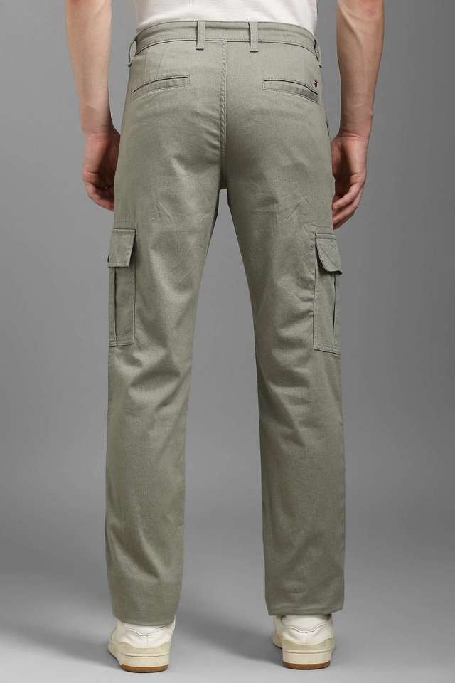 Printed-Cotton-Blend-Tapered-Fit-Men-s-Casual-Wear-Trousers