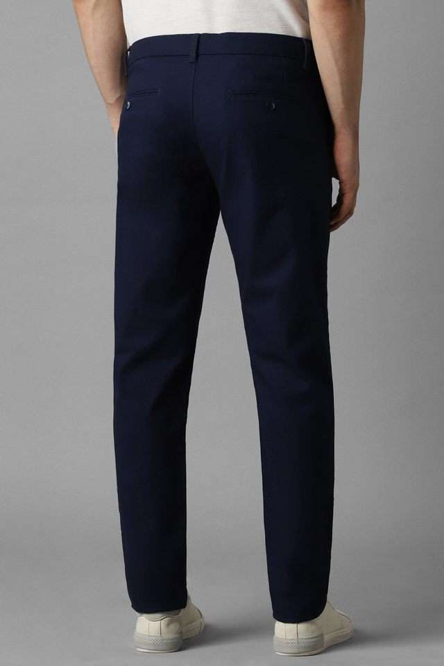Solid-Cotton-Blend-Super-Slim-Fit-Men-s-Casual-Trousers