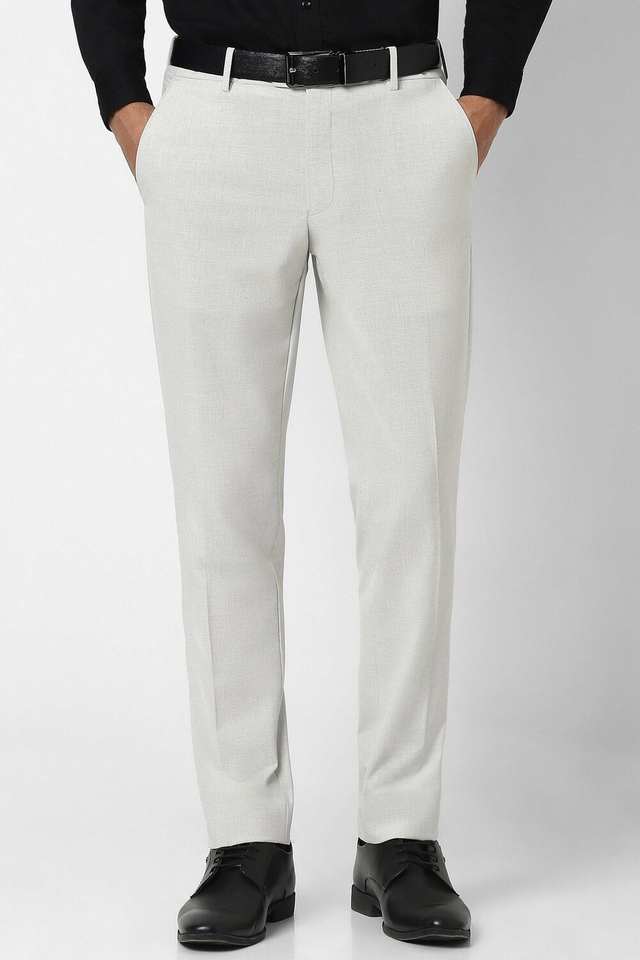 Textured-Polyester-Slim-Fit-Men-s-Formal-Wear-Trousers