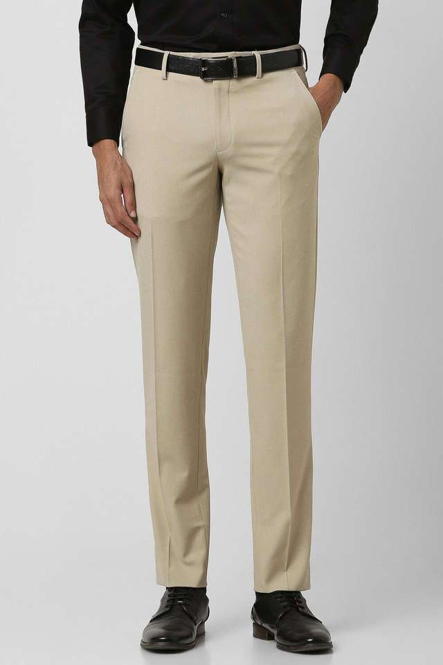 Textured-Polyester-Slim-Fit-Men-s-Formal-Wear-Trousers