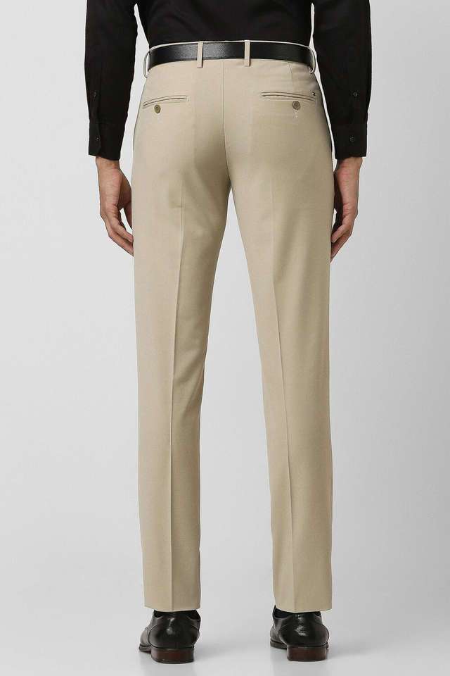 Textured-Polyester-Slim-Fit-Men-s-Formal-Wear-Trousers