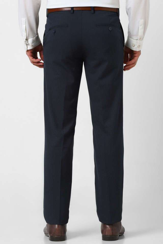 Textured-Polyester-Slim-Fit-Men-s-Formal-Wear-Trousers
