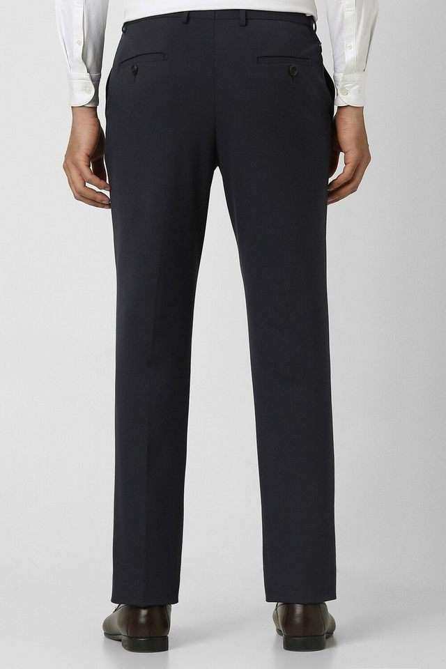 Solid-Polyester-Slim-Fit-Men-s-Casual-Wear-Trousers