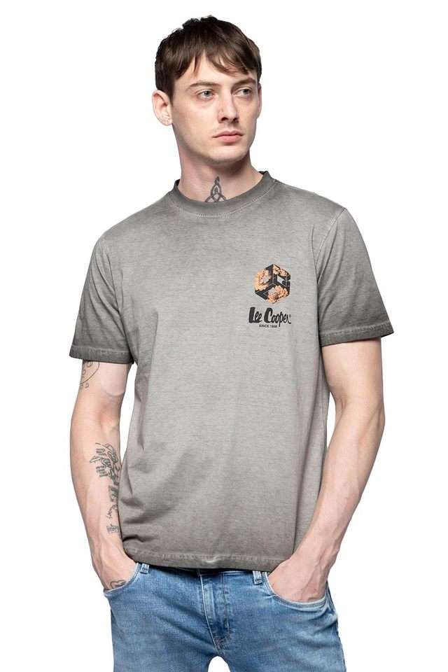 Lee Cooper - Ensemble T-shirt salopette Imprimé Lee Cooper - Gris