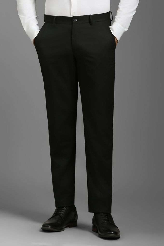 Solid-Polyester-Slim-Fit-Men-s-Formal-Wear-Trousers