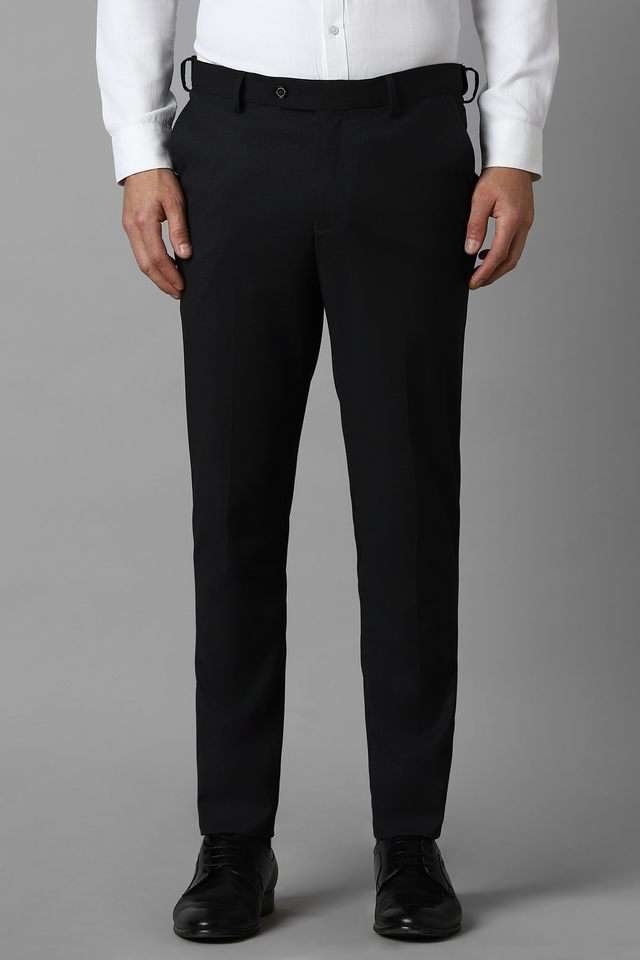 Textured-Polyester-Slim-Fit-Men-s-Formal-Wear-Trousers