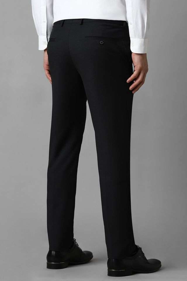 Textured-Polyester-Slim-Fit-Men-s-Formal-Wear-Trousers