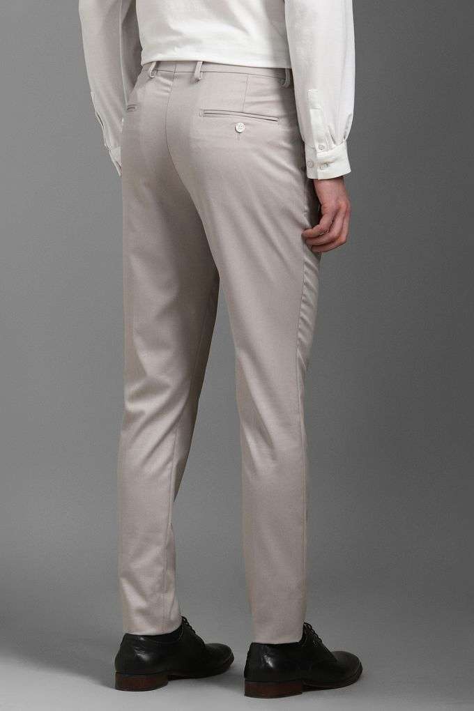 Solid-Cotton-Tapered-Fit-Men-s-Formal-Wear-Trousers
