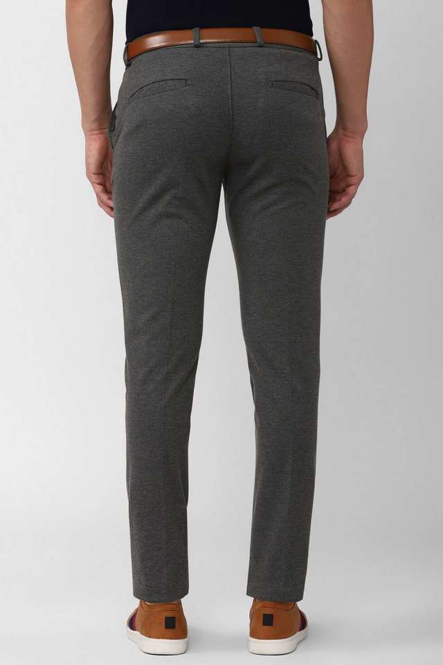 Solid-Polyester-Slim-Fit-Men-s-Casual-Wear-Trousers