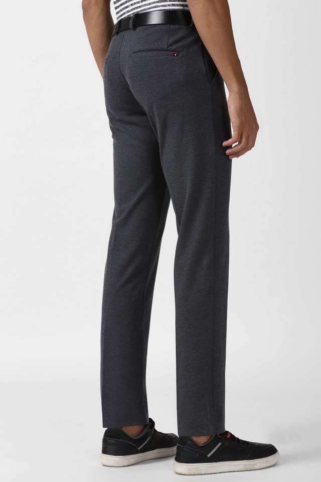 Solid-Polyester-Slim-Fit-Men-s-Casual-Wear-Trousers