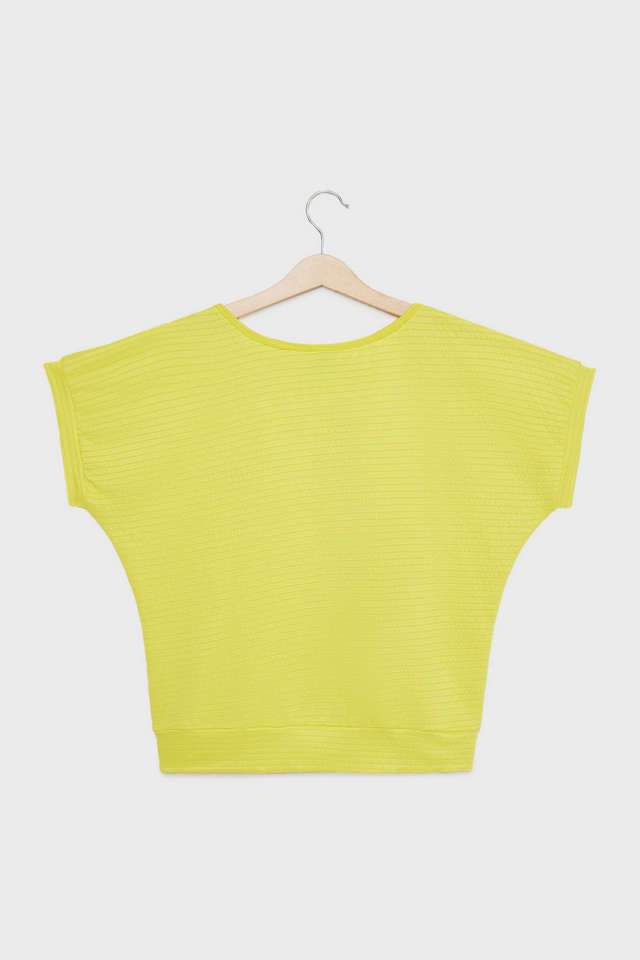 Typographic-Polyester-Round-Neck-Girls-Top