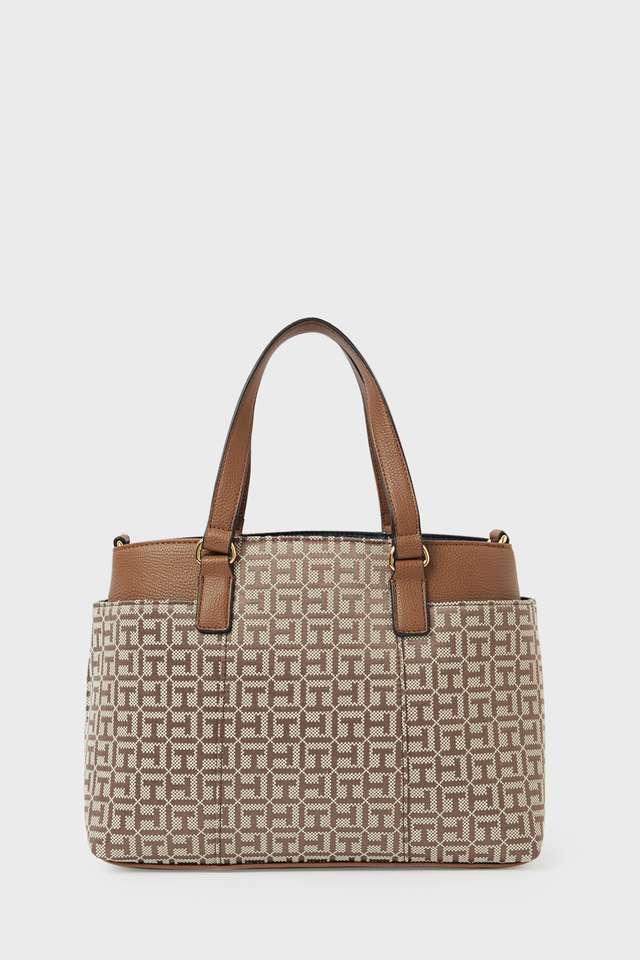 Buy TOMMY HILFIGER Brown Zipper Jacquard Women's Casual Wear