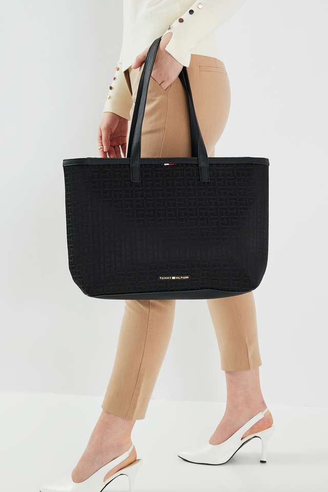 Zipper-Jacquard-Women-s-Casual-Wear-Tote-Bag