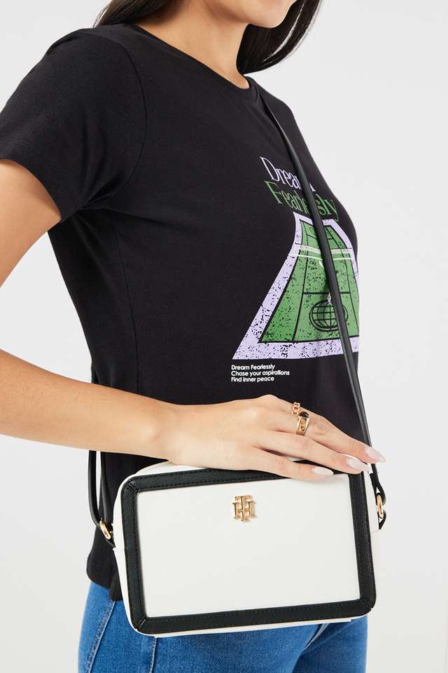 Zipper-PVC-Women-s-Casual-Wear-Sling-Bag