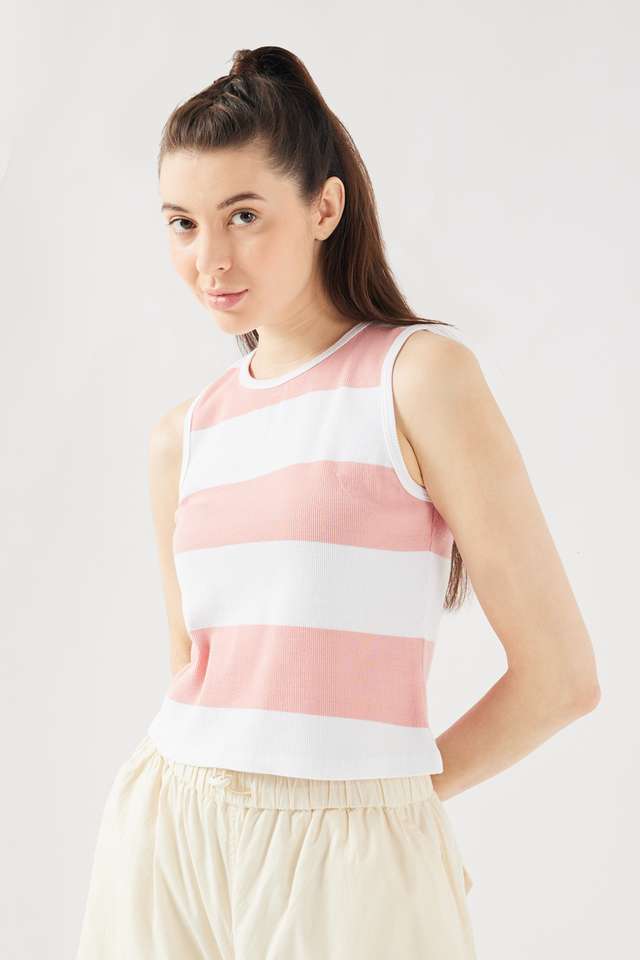 Stripes-Cotton-Women-s-T-Shirt