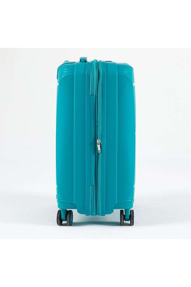 Journey-Jet-Polypropylene-Hard-Trolley-Cabin-Luggage-20-Pine-Green