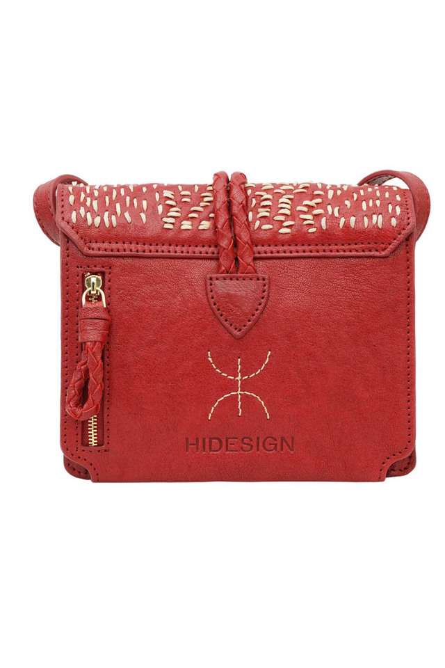 Sling-Bag-Pure-Leather-Zipper-Closure-Women-s-Sling-Bag