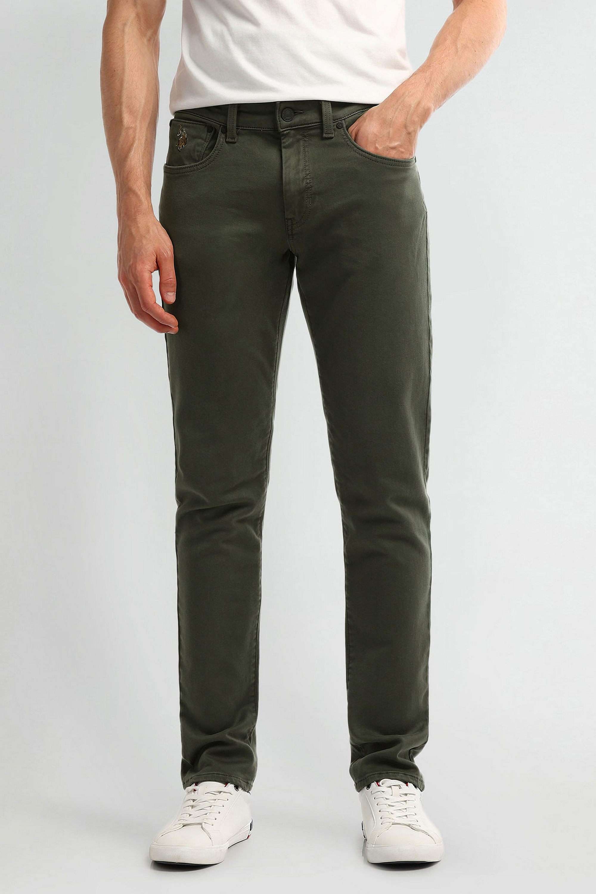 Light-Wash-Cotton-Regular-Fit-Men-Jeans