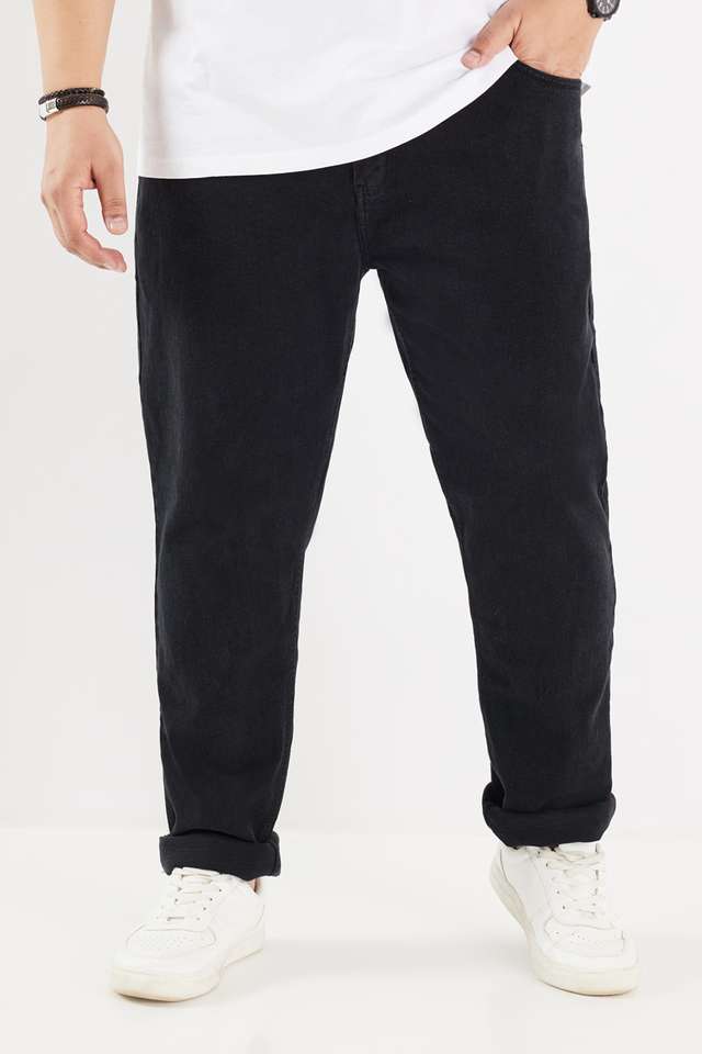 Plus-Size-Blended-Fabric-Slim-Fit-Men-s-Jeans