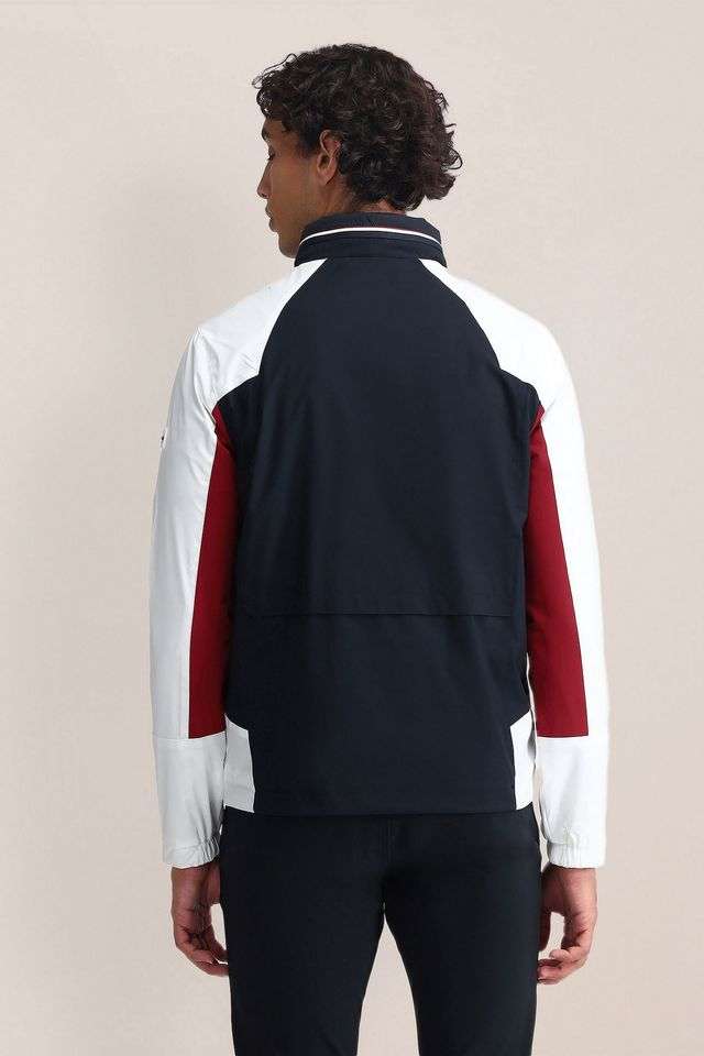 Solid-Blended-Fabric-Regular-Fit-Men-s-Jacket