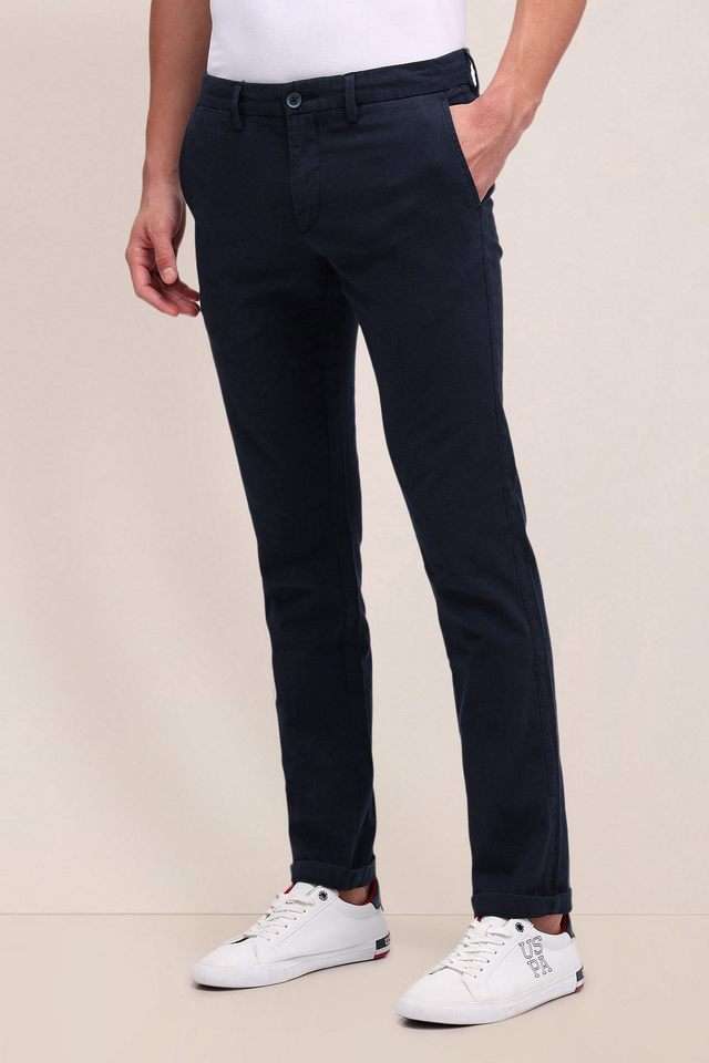 Solid-Cotton-Slim-Fit-Men-s-Casual-Wear-Trousers