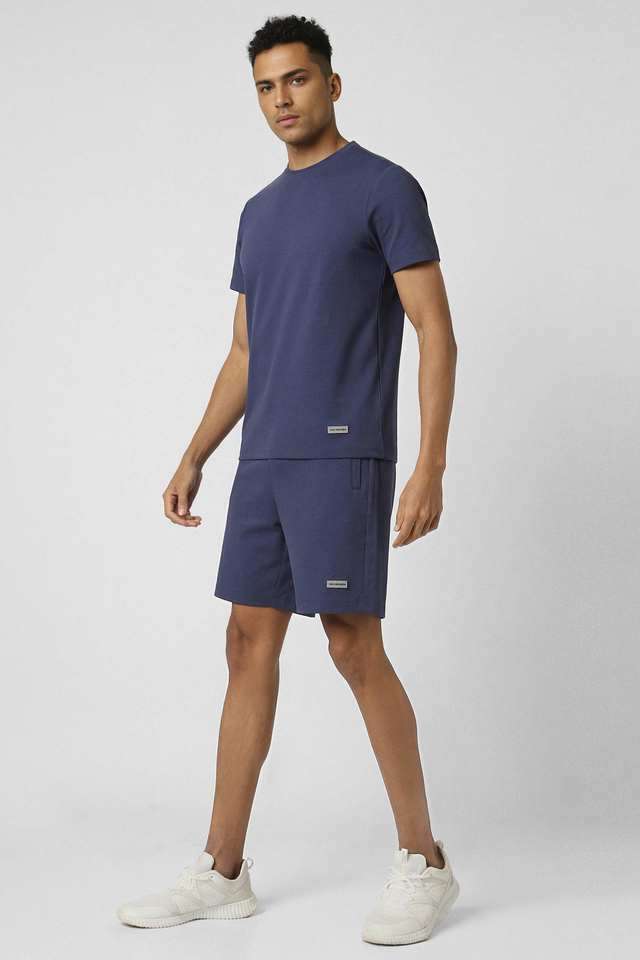 Textured-Polyester-Regular-Fit-Men-s-Tracksuit