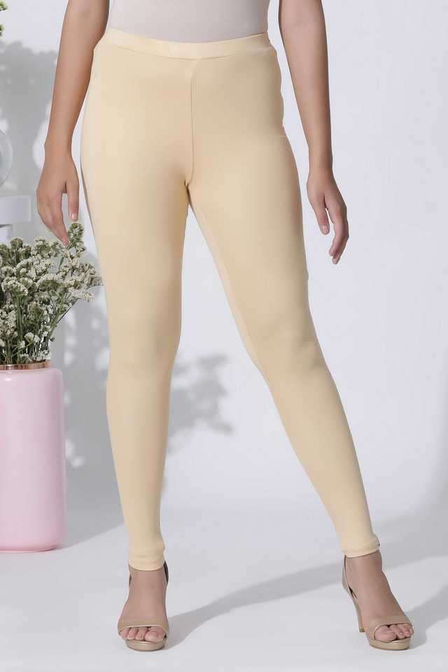Solid-Viscose-Skinny-Fit-Women-s-Leggings