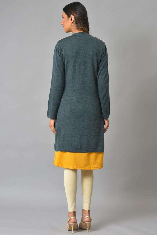 Floral-Acrylic-Women-s-Casual-Wear-Cardigan