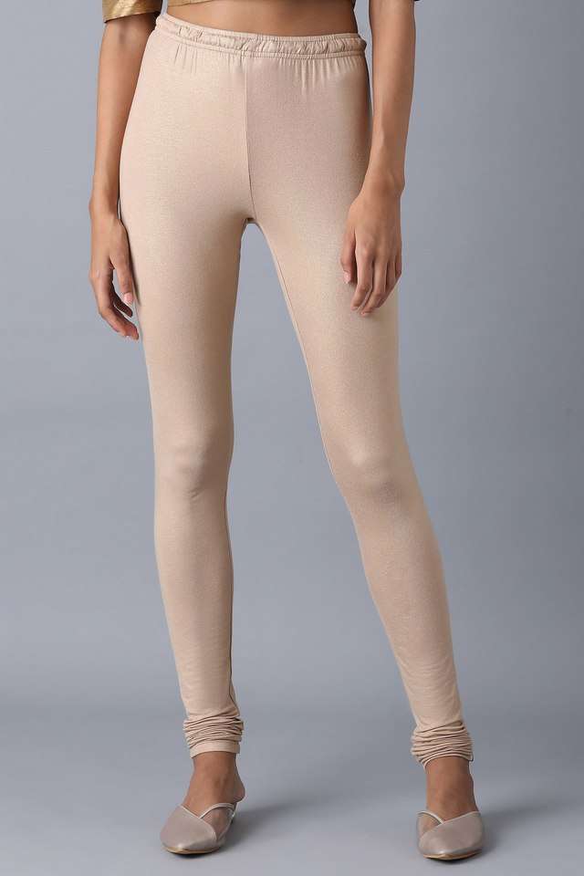 Solid-Blended-Fabric-Skinny-Fit-Women-s-Churidars