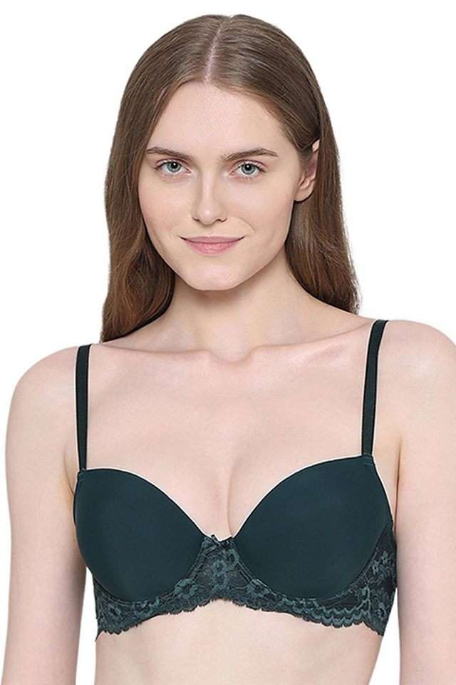Women-s-Balcony-&-Beyond-Padded-Wired-Half-Cup-Everyday-Wear-Smooth-Finish-Fashion-Bra