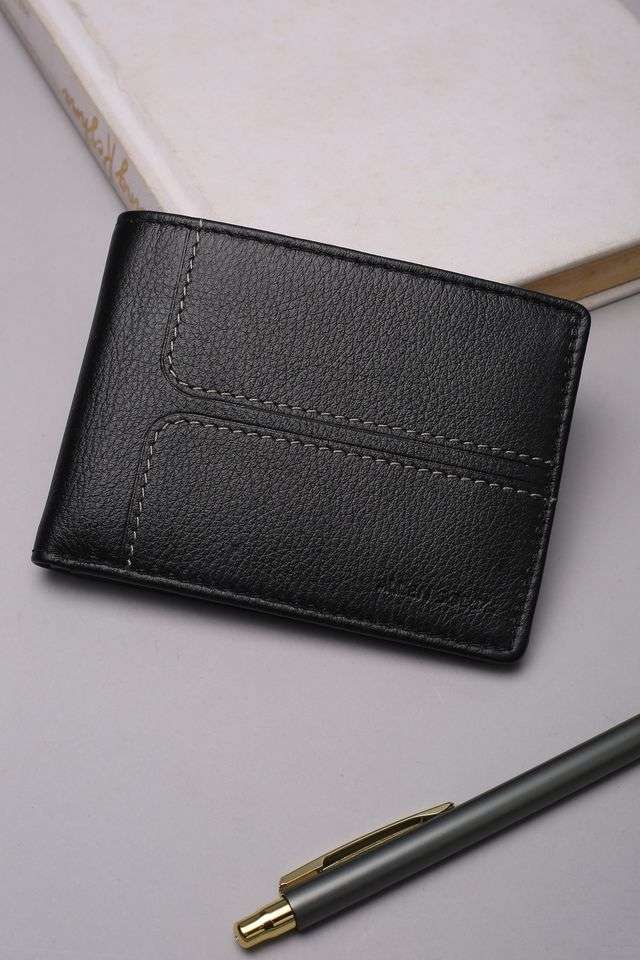Solid-Pure-Leather-Men-Formal-Wallet