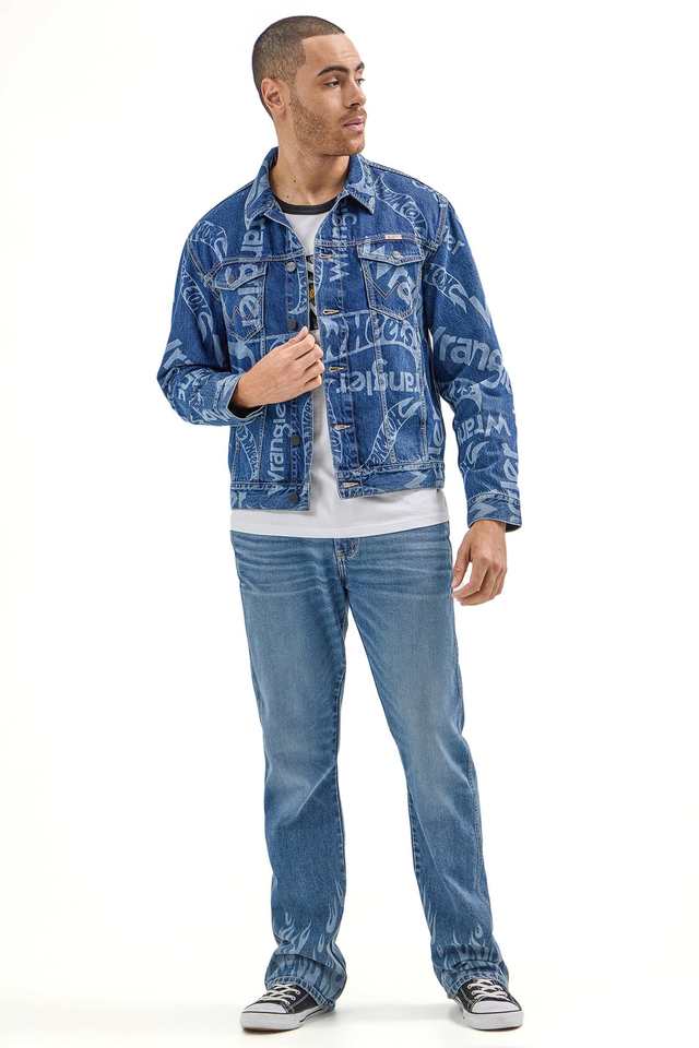 Buy Wrangler blue Cotton Button Regular Fit Men Casual Wear