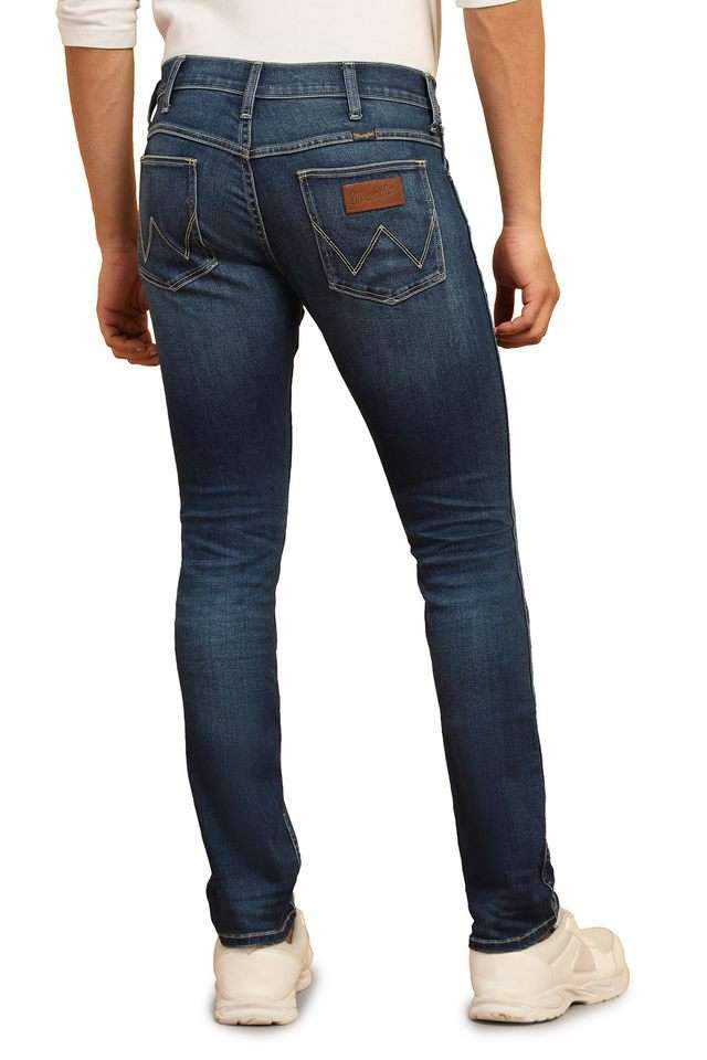 Light-Wash-Blended-Fabric-Slim-Fit-Men-s-Jeans