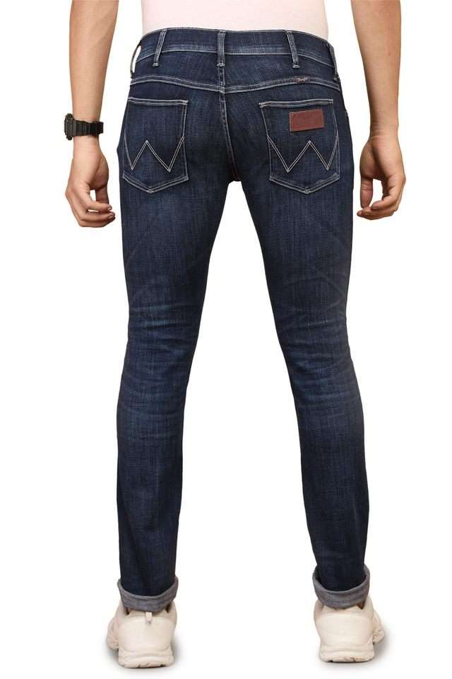 Light-Wash-Blended-Fabric-Slim-Fit-Men-s-Jeans