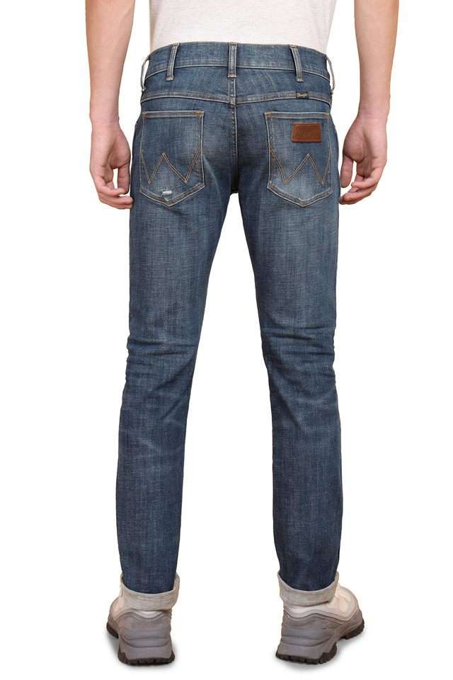 Light-Wash-Blended-Fabric-Slim-Fit-Men-s-Jeans