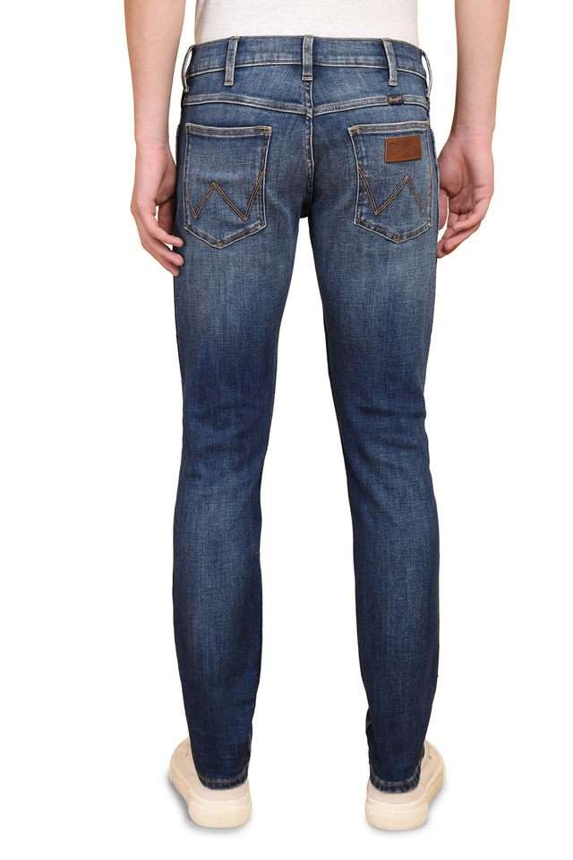 Light-Wash-Blended-Fabric-Slim-Fit-Men-s-Jeans
