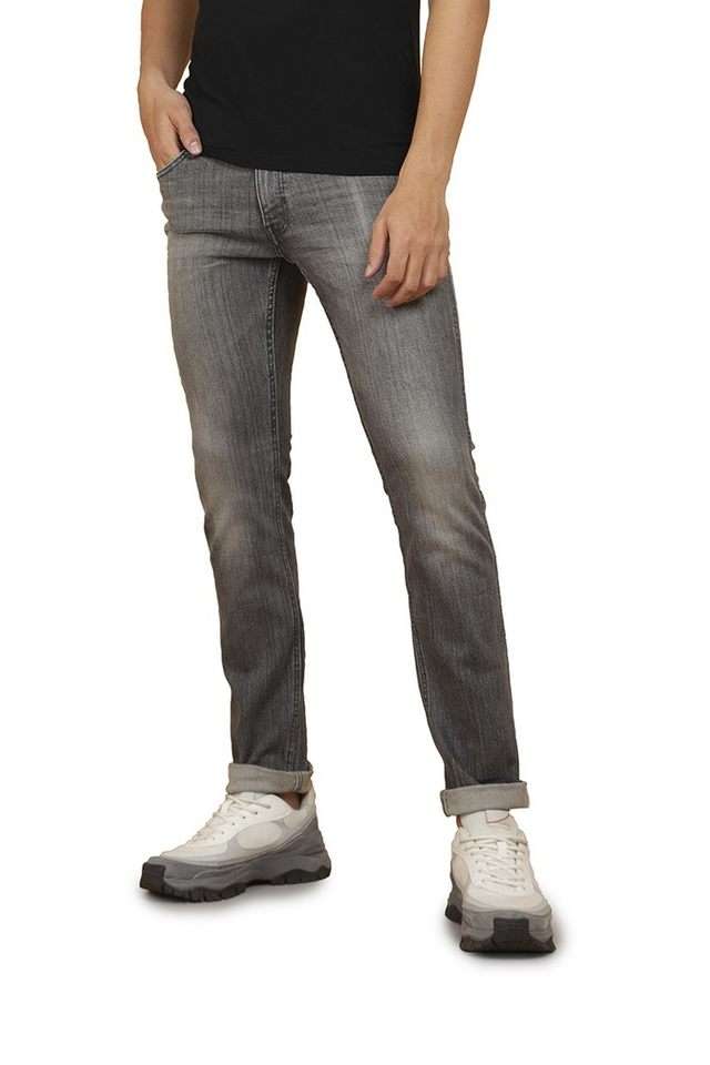 Light-Wash-Blended-Fabric-Slim-Fit-Men-s-Jeans