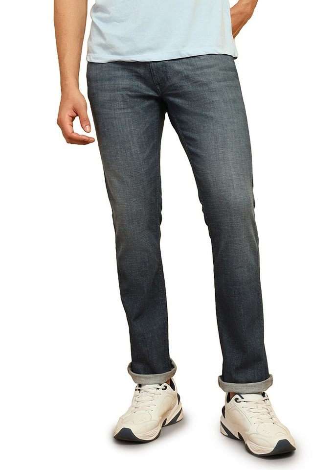 Light-Wash-Blended-Fabric-Straight-Fit-Men-s-Jeans