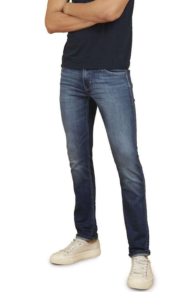 Light-Wash-Blended-Fabric-Slim-Fit-Men-s-Jeans