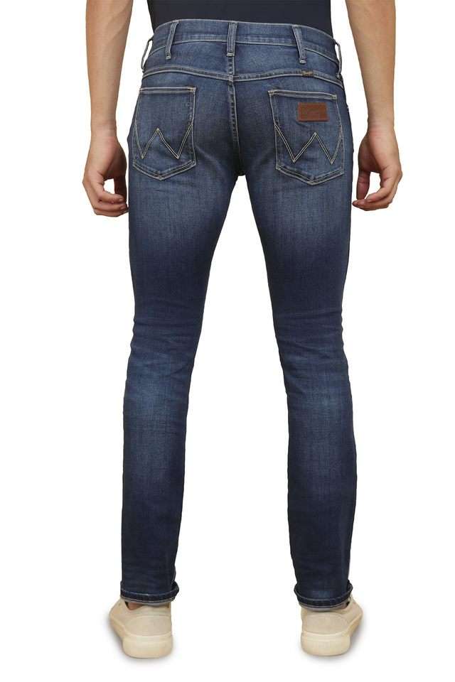 Light-Wash-Blended-Fabric-Slim-Fit-Men-s-Jeans