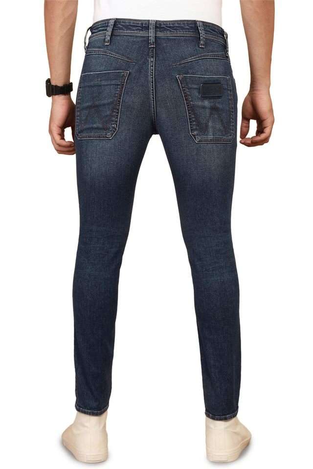 Light-Wash-Blended-Fabric-Slim-Fit-Men-s-Jeans