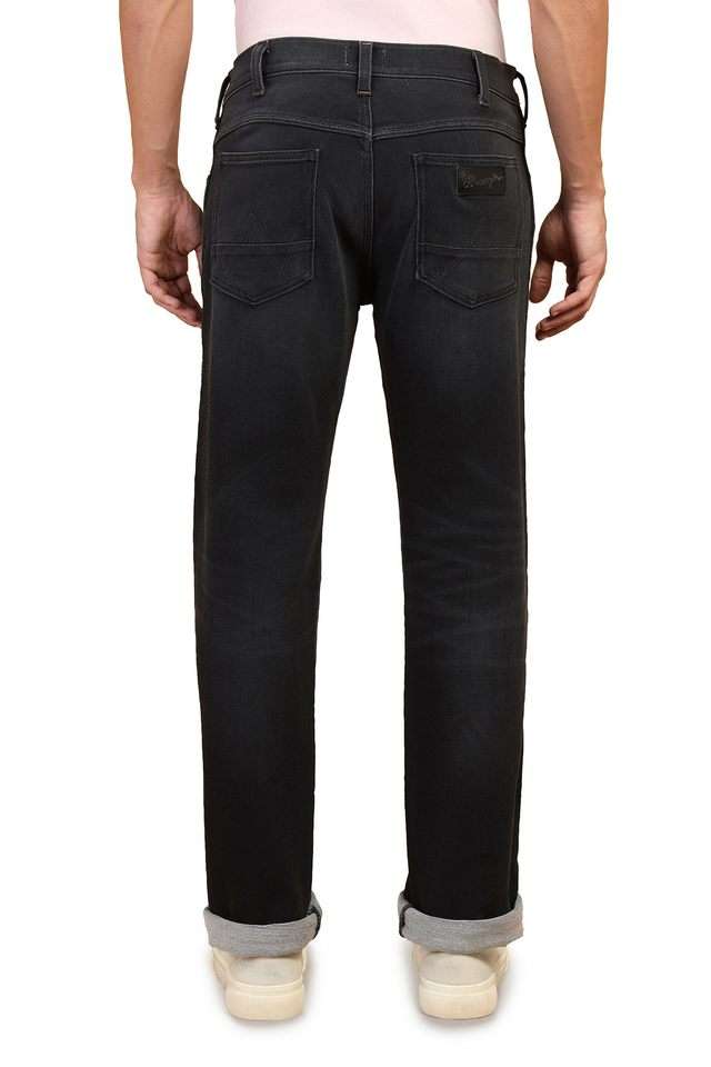 Light-Wash-Blended-Fabric-Straight-Fit-Men-s-Jeans