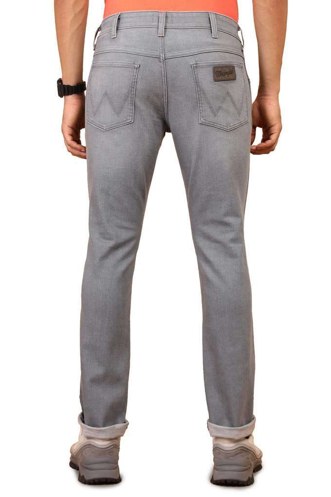 Light-Wash-Polyester-Straight-Fit-Men-s-Jeans