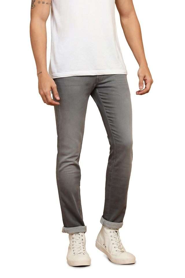 Light-Wash-Blended-Fabric-Slim-Fit-Men-s-Jeans