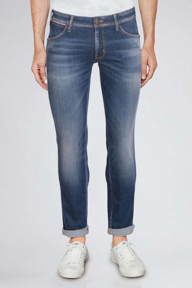 Light-Wash-Blended-Fabric-Slim-Fit-Men-s-Jeans