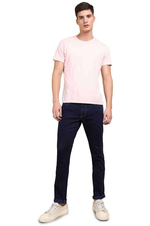 Light-Wash-Cotton-Slim-Fit-Men-s-Jeans