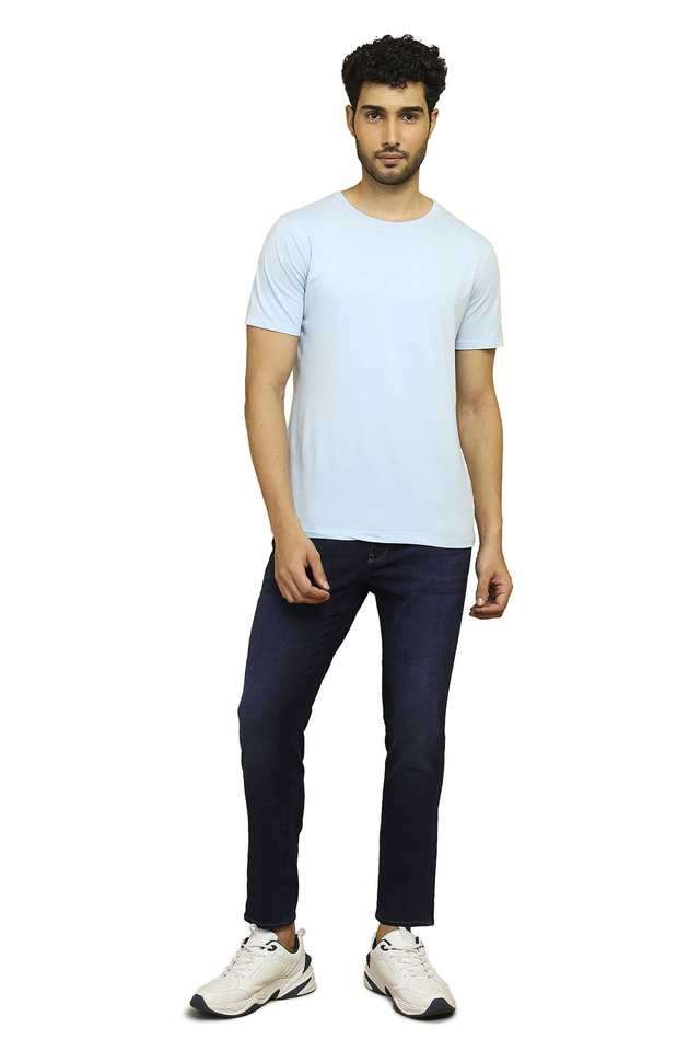 Light-Wash-Cotton-Tapered-Fit-Men-s-Jeans