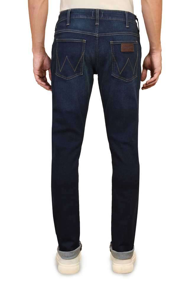 Light-Wash-Polyester-Skinny-Fit-Men-s-Jeans