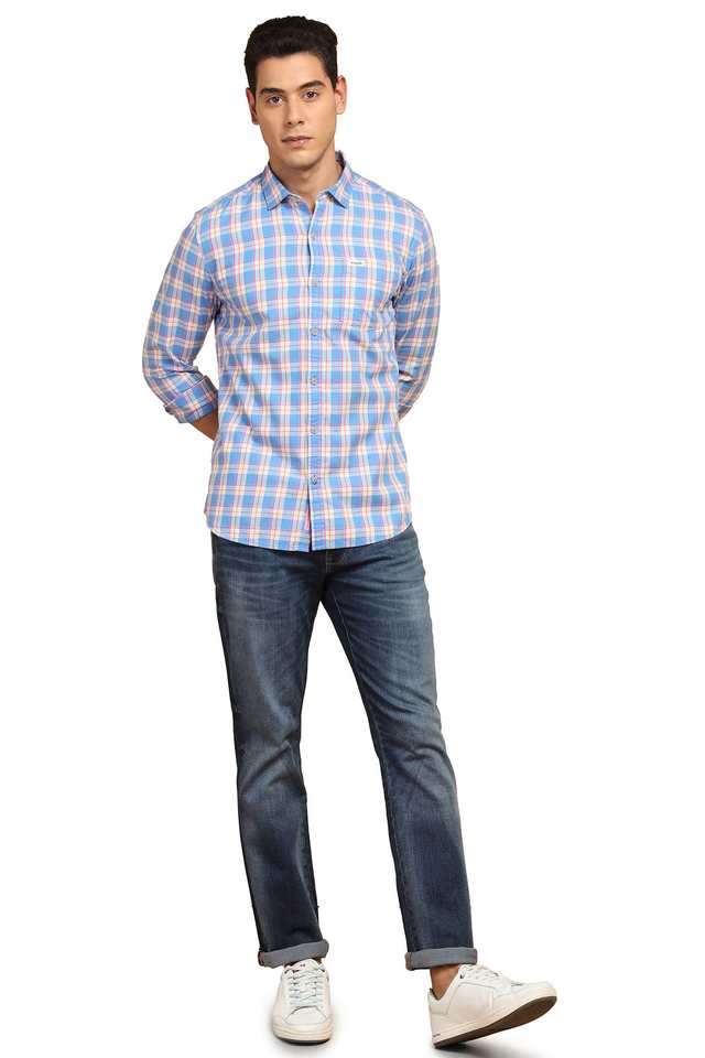 Checks-Cotton-Regular-Fit-Men-s-Casual-Shirt